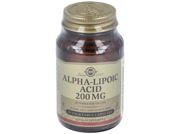Acido Alfa Lipoico 200Mg. 50Vegicaps