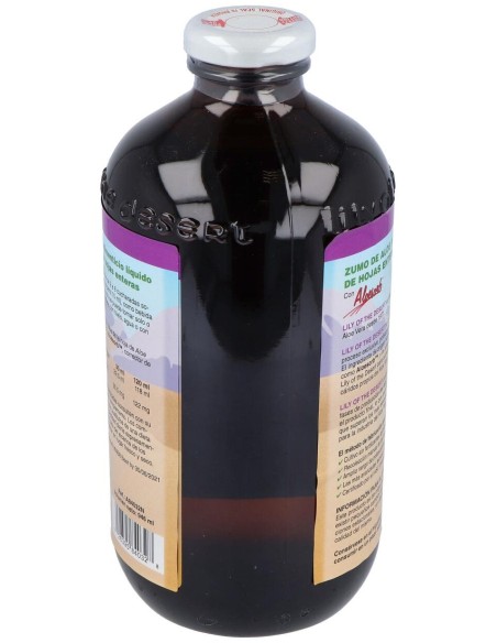 Lily Of The Desert Aloe Vera Hojas Enteras Vidrio 946Ml