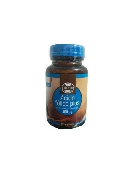 Naturmil Acido Folico Plus Vitaminas Complejo B 400 Ug 90 Compri
