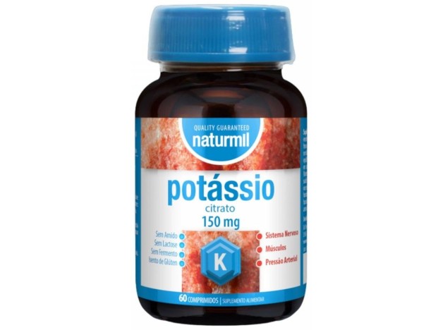 Naturmil Citrato De Potasio 150Mg 60Comp