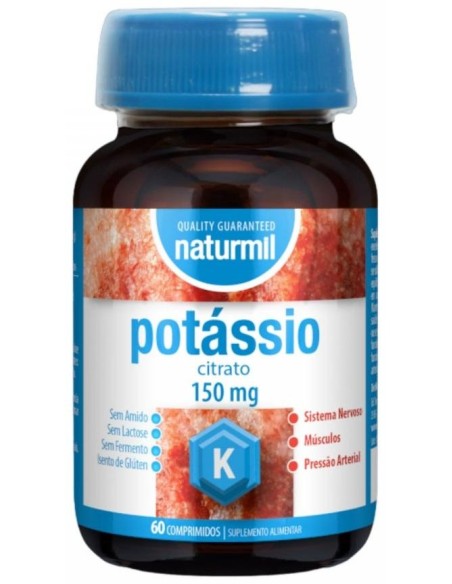 Naturmil Citrato De Potasio 150Mg 60Comp