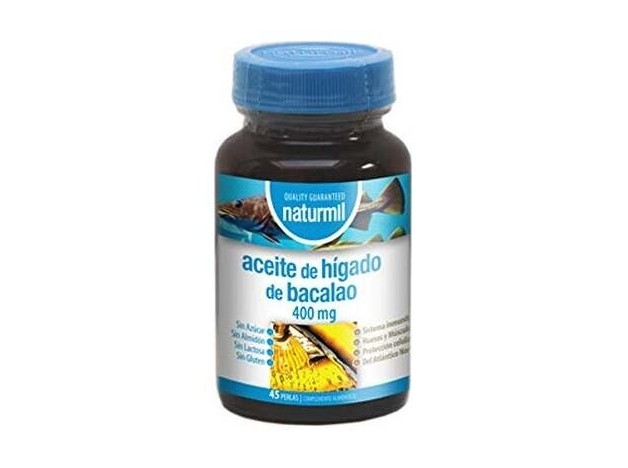 Naturmil Aceite De Higado Bacalao 400Mg 45Caps