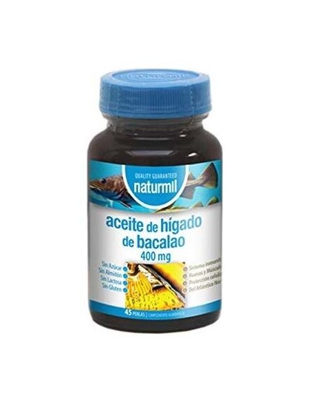 Naturmil Aceite De Higado Bacalao 400Mg 45Caps