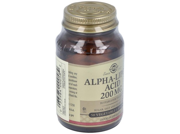 Acido Alfa Lipoico 200Mg. 50Vegicaps