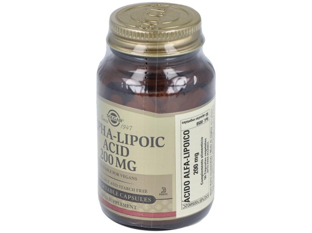 Acido Alfa Lipoico 200Mg. 50Vegicaps