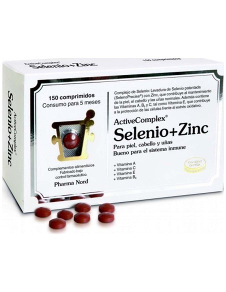 Activecomplex Selenio+Zinc 150 Comprimidos