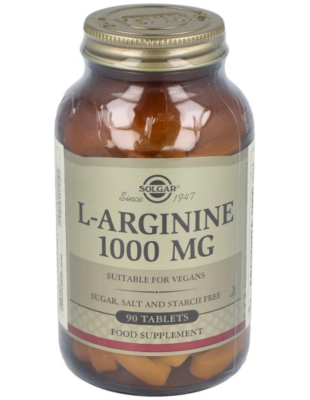 Larginina 1000 Mg 90 Comprimidos