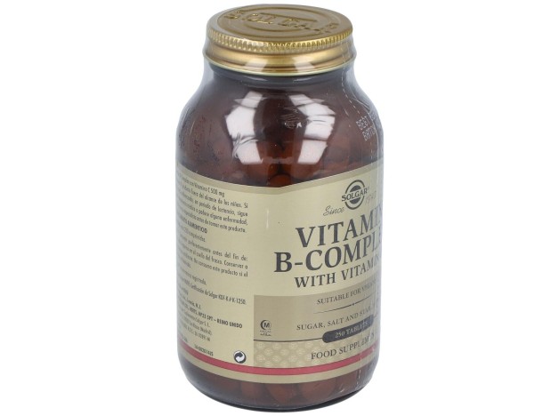 Solgar Vitamina B-Complex Con Vitamina C 250Comp