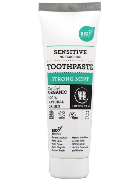 Urtekram Dentifrico Menta Fuerte Bio 75Ml