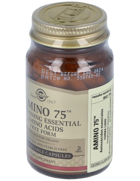 Amino 75 30 Cápsulas Vegetales