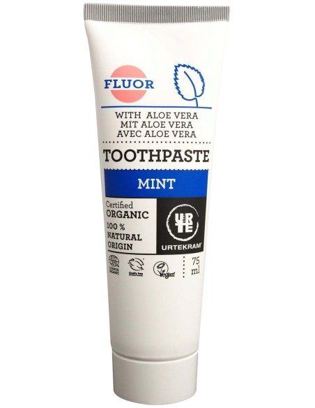 Urtekram Pasta De Dientes Fluoruro Y Menta 75Ml
