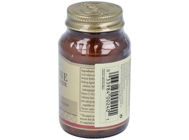 Solgar Betaina Clorhidrato Con Pepsina 100...