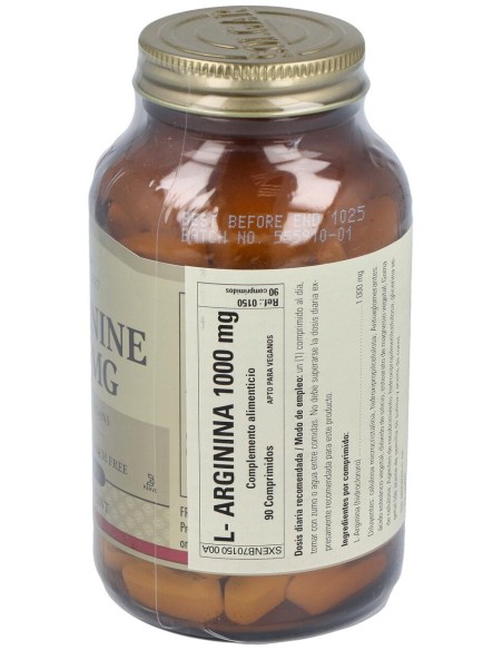Larginina 1000 Mg 90 Comprimidos