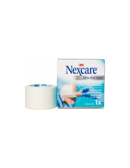 Nexcare Esparadrapo Papel Blanco 25 Mm X 5 M, 1 Ud