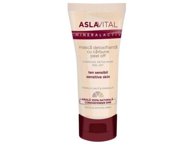 Aslavital Mascarilla Detoxificante Con Carbon...