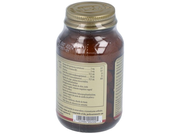 Solgar Vitamina B Complex Con Vitamina C 100 Comp.