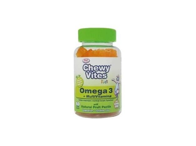 Chewy Vites Omega 3 + Multivitaminas 60 U