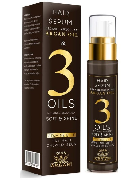 Diar Argan Sérum Capilar Bioactivo De Argán Y Tres Aceites Esenciales 50Ml