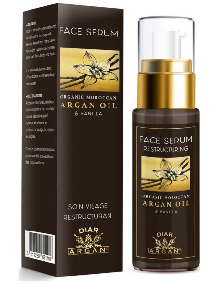 Diar Argan Sérum Facial Reestructurante De Argán Y Vainilla 30Ml
