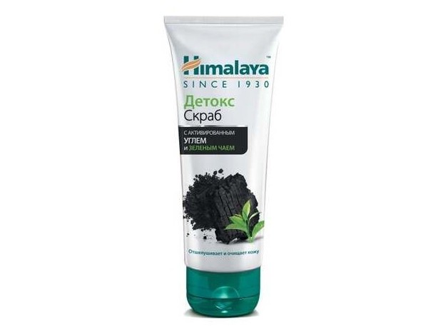 Himalaya Exfoliante Facial Detox Carbón 75Ml