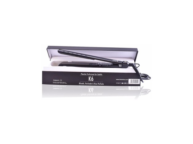 Irene Rios K6 Plancha Para El Cabello Negra 1Ud
