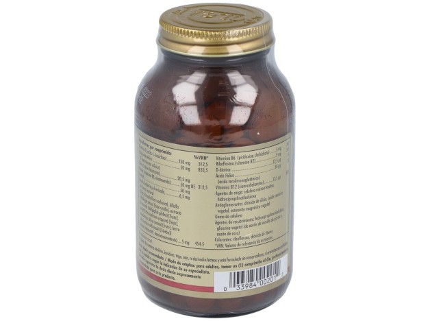Solgar Vitamina B-Complex Con Vitamina C 250Comp
