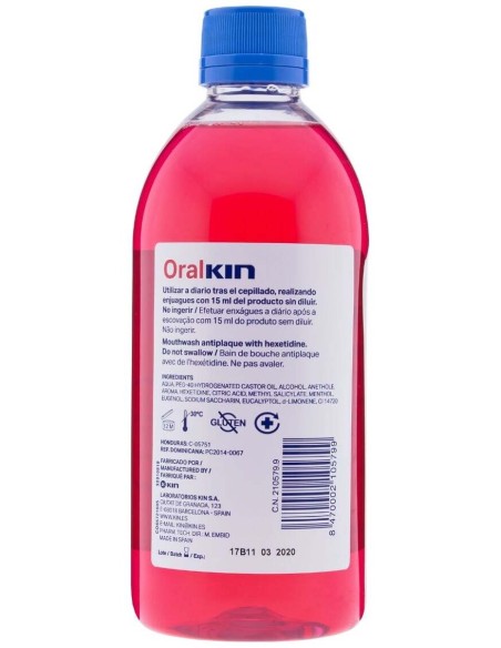 Pack Oralkin Enjuague Bucal 500Ml 2X1