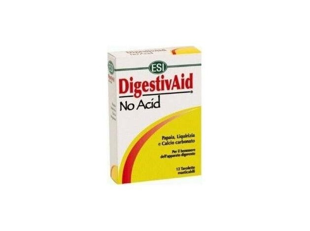 Digestivaid No Acid 12 Tabletas