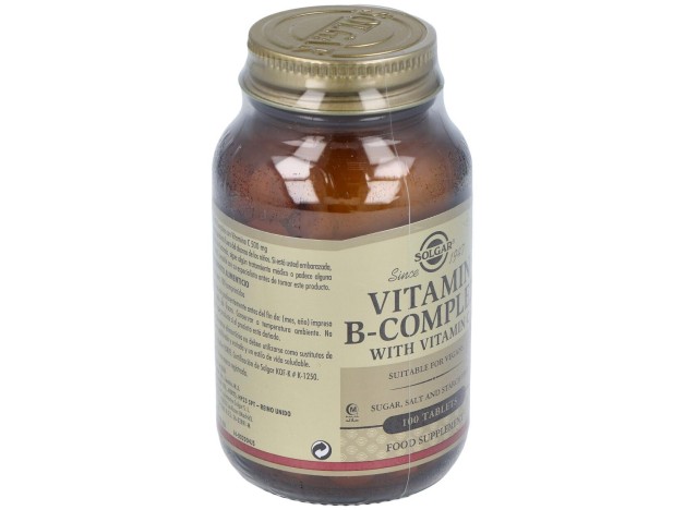 Solgar Vitamina B Complex Con Vitamina C 100 Comp.