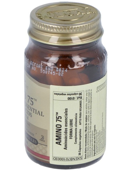 Amino 75 30 Cápsulas Vegetales