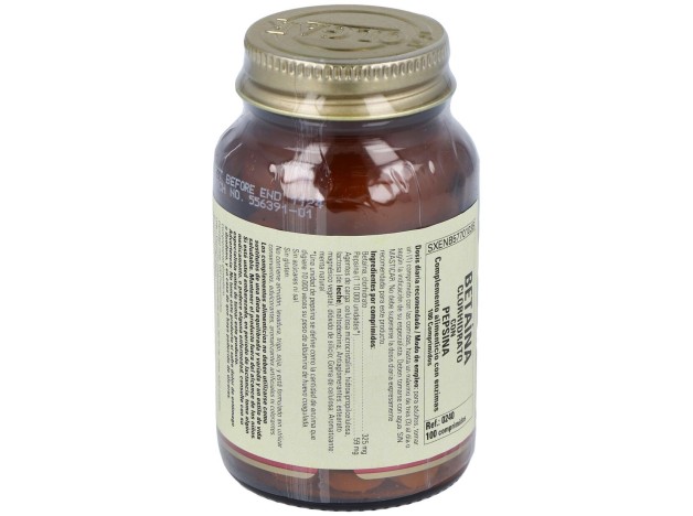 Solgar Betaina Clorhidrato Con Pepsina 100...