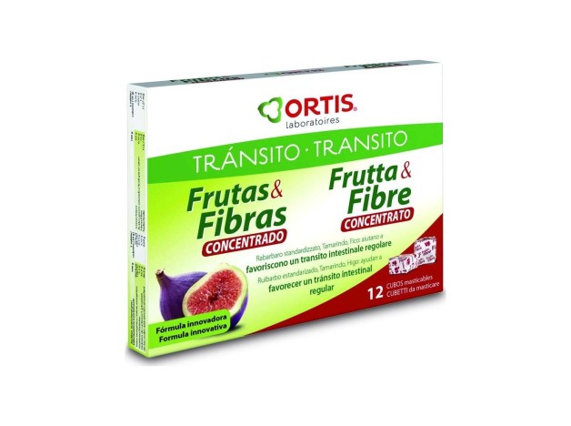 Ortis Fruits Fibres Forte Transit 12Uds
