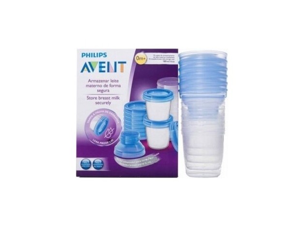 Avent Recipientes Para Leche Materna 5X180Ml +...