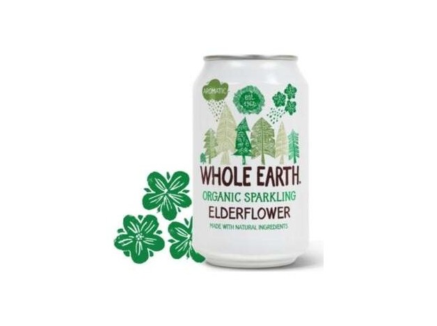Whole Earth Refresco De Saúco Sin Azúcar 330Ml