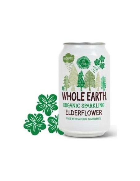 Whole Earth Refresco De Saúco Sin Azúcar 330Ml