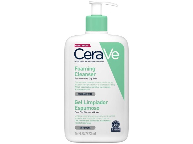 Cerave Gel Limpiador Espumoso, 473 Ml