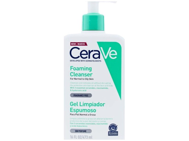 Cerave Gel Limpiador Espumoso, 473 Ml