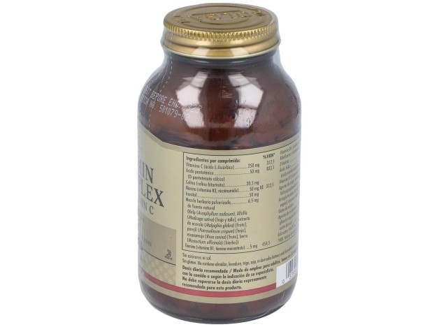 Solgar Vitamina B-Complex Con Vitamina C 250Comp
