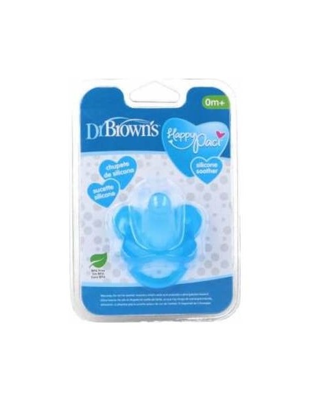 Dr Brown'S Chupete Silicona Azul 0 Meses