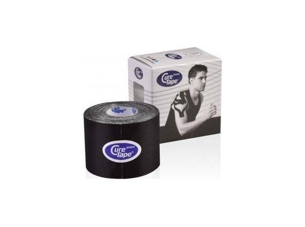 Cure Tape Sports Negro Vendaje Neuromusc(5Cm X 5M)