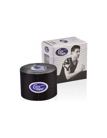 Cure Tape Sports Negro Vendaje Neuromusc(5Cm X 5M)