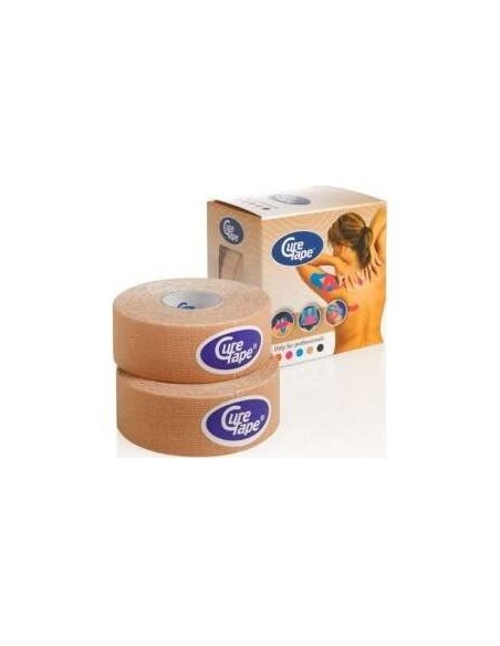 Cure Tape Natural Vendaje Neuromu(2,5Cm X 5M) 2Ud.