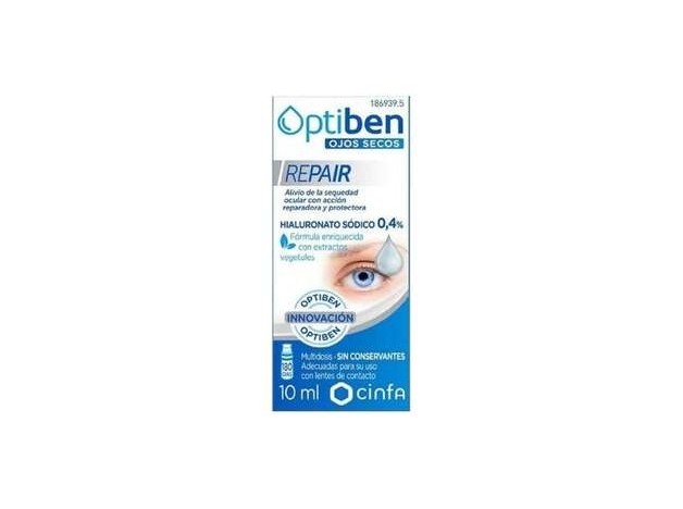 Optiben Ojos Secos Repair Multidosis, 10 Ml