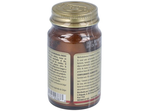 Vitamina B12 Suplemento Alimenticio Masticable...