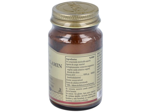 Vitamina B12 Suplemento Alimenticio Masticable...
