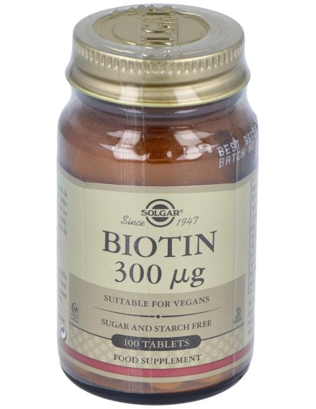 Biotina 300 Μg 100 Comprimidos