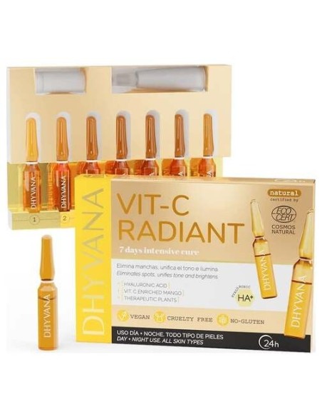 Dhyvana Beauty Booster Radiant Complexion 2 Ml 7 Ampollas