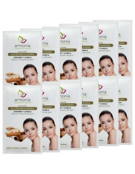 Armonia Mascarilla Reguladora Jengibre Canela 12X10G