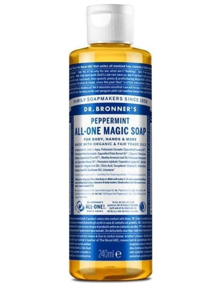 Dr. Bronner'S Jabón Liquido Menta 240Ml