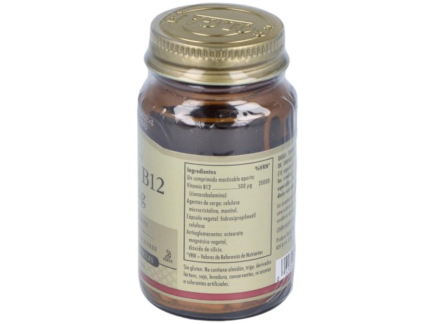 Vitamina B12 500 Mcg Cianocobalamina 50 Vcaps